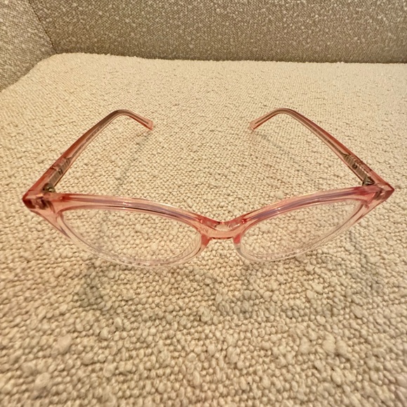 QUAY All Nighter Blue Light Glasses Pink and Clear Frame Bluelight Blocking Lens - Picture 4 of 9